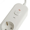 Фильтр сетевой 5-местный с/з 3x1 мм2 1,8 м 250 В 16 А 2 USB-A+2 Type-C белый HM21-51-02