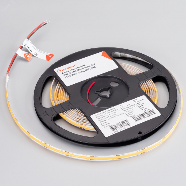 Лента светодиодная 11,5 Вт/м 24В IP65 4000K 544LED/м COB-X544-8-12mm CSP 5 м