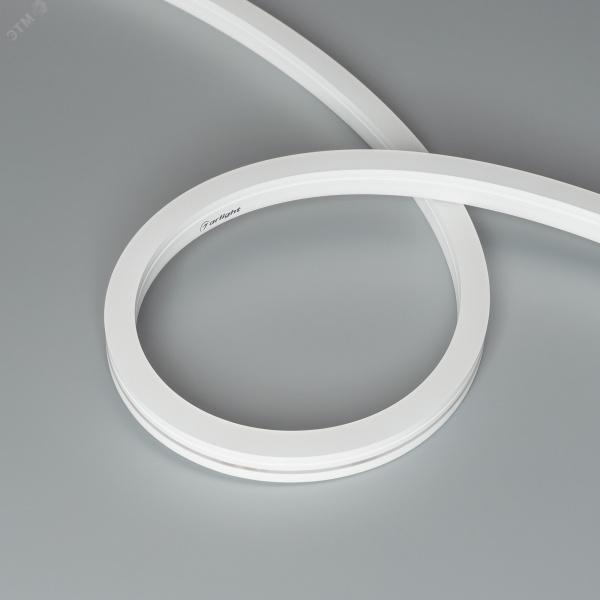 Лента герметичная MOONLIGHT-SIDE-A140-12x17mm 24V Warm3000 9.6 W/m, IP67, 5m, wire x2, вывод кабеля боковой