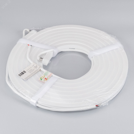 Лента герметичная MOONLIGHT-SIDE-A140-12x17mm 24V Warm3000 9.6 W/m, IP67, 5m, wire x2, вывод кабеля боковой
