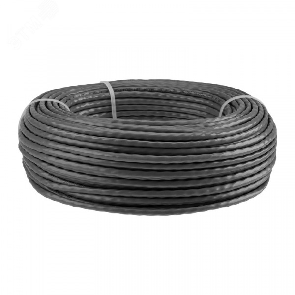 Витая пара U/UTP 4PR 24AWG CCA CAT5e PVC серый бухта 50 м