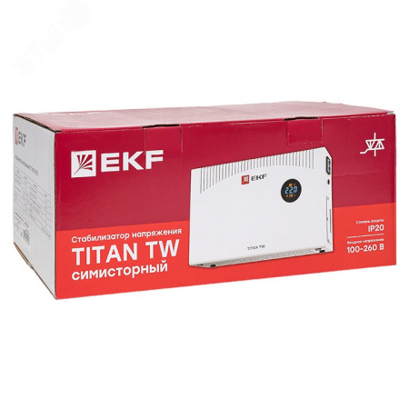Стабилизатор напряжения симисторный TITAN -ТW-3000 EKF