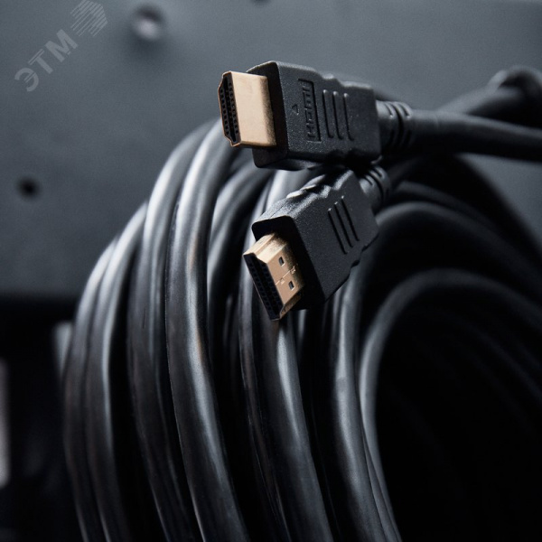 Кабель HDMI - HDMI 1.4, 20м., Gold