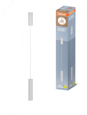 Подвесной декоративный светильник OSRAM TUBE ДСО 10Вт 3000К 700Лм IP20 белый