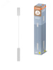 Подвесной декоративный светильник OSRAM TUBE ДСО 10Вт 3000К 700Лм IP20 белый