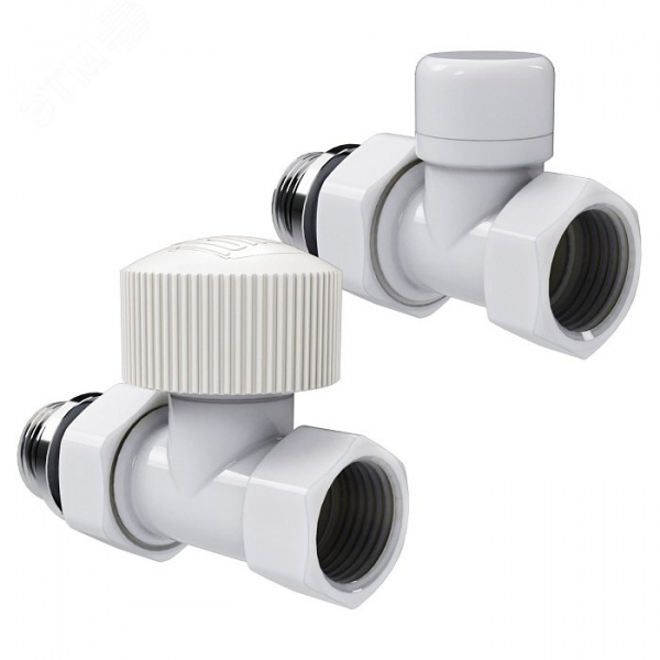 "Набор термостатический прямой Royal Thermo Design 1/2""М30х1,5 (Белый)"
