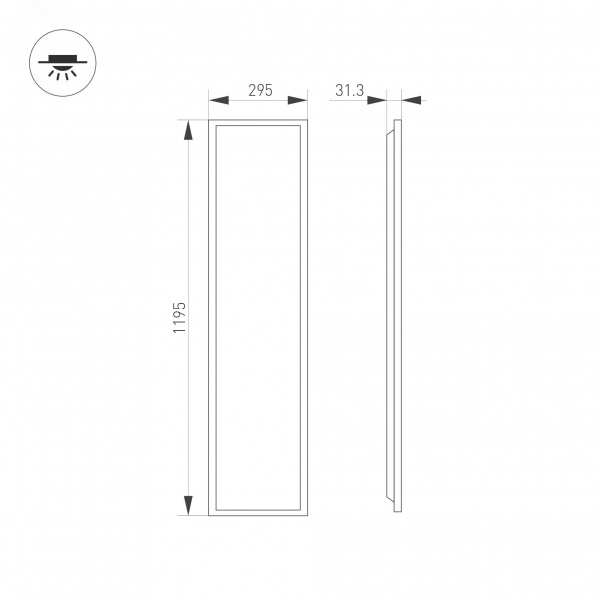Датчик движения KNX-305-IN BUS, 5mx10m IARL