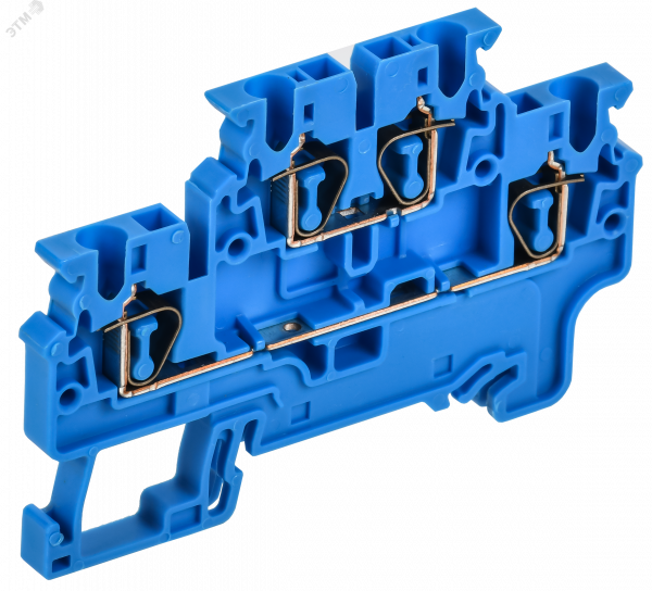 ARMAFIX Клемма пружинная 2 уровня CXDL2.5 BU IEK