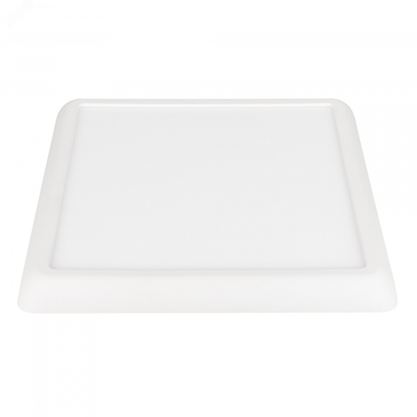 Светильник CL-FIOKK-S220x220-18W Day4000-MIX WH, 120 deg, 230V IP44 пластик, 3 года