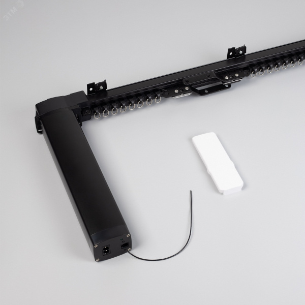 Карниз для штор с электроприводом CNK-M1-TY-RF-2M-BK, IP20, металл, 5 лет