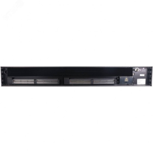 Конвектор внутрипольный SCQ 75.240.1750 с принудительной конвекцией (решетка роликовая, анодированный алюминий)