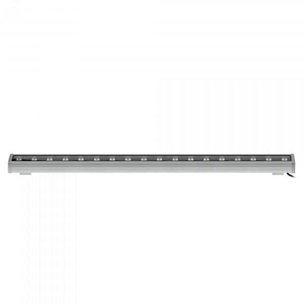 Прожектор светодиодный линейный ULF-L52-18W/6400K/L100 220V IP65 SILVER 1000мм Дневной свет 6400К 1690 Лм Алюминий
