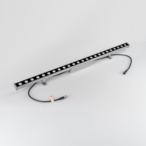 Прожектор линейный AR-LINE-1000-24W Warm3000 (GR, 15x60 deg, 230 В) (IP65 Металл, 3 года)