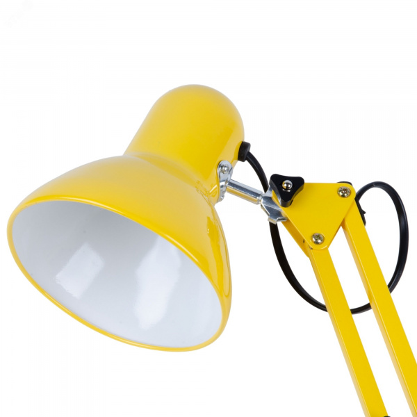 Светильник настольный Е27 60W Механический выключатель TLI-221 LIGHT YELLOW E27 Желтый