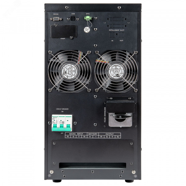 Источник бесперебойного питания SMARTWATT UPS POWERSHELL 3310, 3Ф, онлайн, мощность 10 000/8 000 ВА/Вт, напольный, LCD дисплей, клемная колодка, подключение внешних АКБ