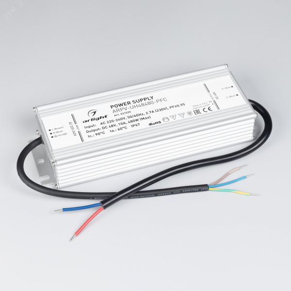 Прожектор линейный AR-LINE-1000-36W Warm (GR, 30 deg, 230 В) (IP65 Металл, 3 года)