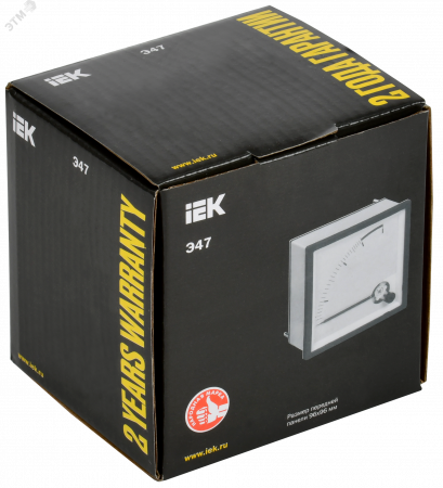 Амперметр Э47 80/5А класс точности 1,5 96х96 мм