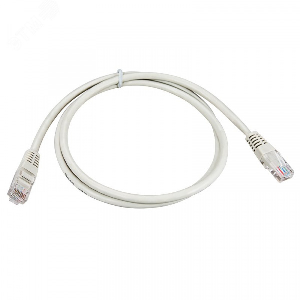 Патч-корд U/UTP CAT5e PVC серый 1.5 м