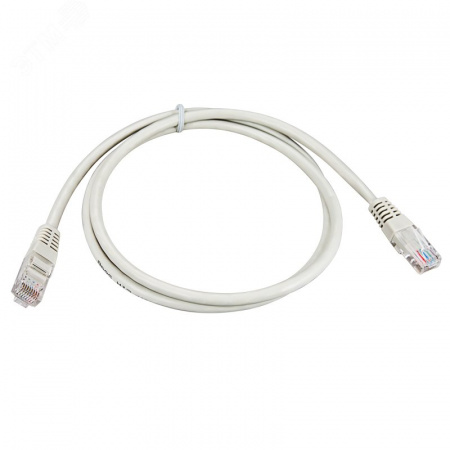 Патч-корд U/UTP CAT5e PVC серый 1.5 м