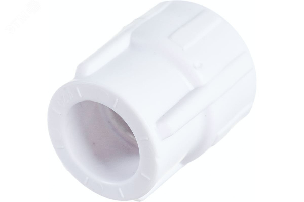 Муфта комбинированная 25x3/4' ВР, полипропиленовая PPR белая