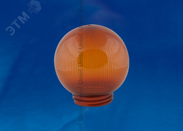Рассеиватель UFP-P150A BRONZE призматический (с насечками) в форме шара для садово-парковых светильников. Диаметр - 150мм. Тип соединения с крепежным элементом - резьбовой. САН-пластик, бронзовый. Упаковка - 16 шт. в групповой картонной коробке