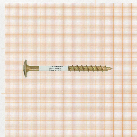 Шуруп конструкционный, для дерева, прессшайба TORX 40, ж/п 8x100 (1шт.)