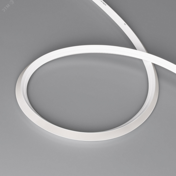 Гибкий неон 8Вт/м 24В 3000K IP67 544LED/м MOONLIGHT-3D-X544-10x10mm 5 м (вывод боковой, 3 года)