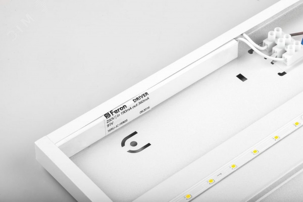 Светильник светодиодный ДВО-72w 595х595х19 4000K 6500Лм призма IP40