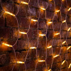 Гирлянда Сеть 2x3 м, белый каучук, 432 LED теплый белый