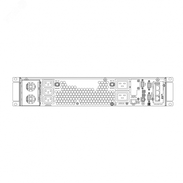 Источник бесперебойного питания Online, SKAT-UPS 10000-RACK-ON P3, 10 000 ВА/10 000 Вт, 1/1, Rack/Tower, внешн. АКБ 240В, ток заряда 15А