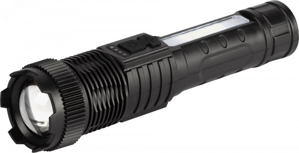 Фонарь светодиодный UA-402 универсальный аккумуляторный 5 Вт LED + 5 Вт COB Zoom 6 режимов маячок клипса USB type C