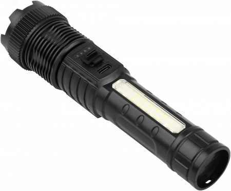 Фонарь светодиодный UA-402 универсальный аккумуляторный 5 Вт LED + 5 Вт COB Zoom 6 режимов маячок клипса USB type C