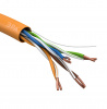 Кабель витая пара U/UTP 4x2x24 AWG Cat5e CU нг(А) HF 305м U-4-HF