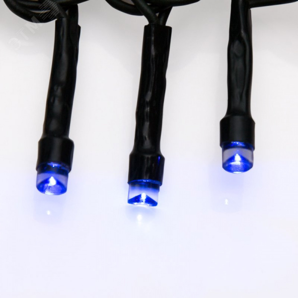 Гирлянда Твинкл Лайт 6 м, темно-зеленый ПВХ, 40 LED, Синий