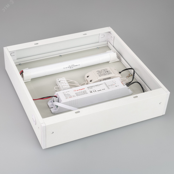 Панель IM-EMERGENCY-3H-S300x300-17W Day4000 (WH, 120 deg, 230V) (, IP40 Металл, 2 года)