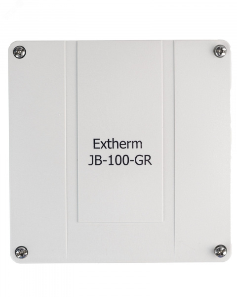 Коробка распределительная Extherm JB-100-GR       140*140*76 мм IP 66, серая, в комплекте с клеммнымрядом 10х10 кв.мм., 76А