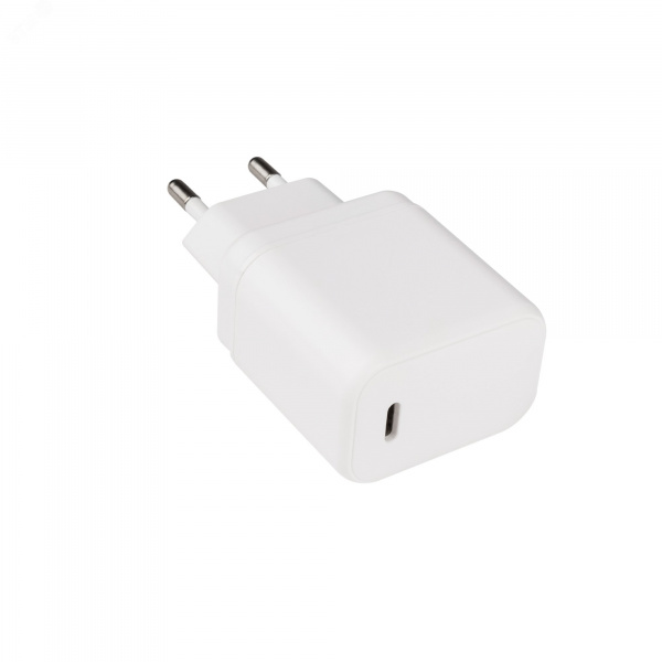 Зарядное устройство сетевое (адаптер к кабелю USB) белый 20Вт разъем Type-C ФАZА