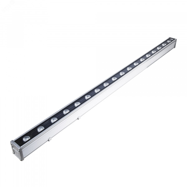 Прожектор светодиодный линейный ULF-L52-36W/2700K/L100 220V IP65 SILVER 1000мм Теплый белый свет 2700К 3200 Лм Алюминий