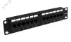 Патч-панель 10'. 12 портов RJ-45. UTP. 5e