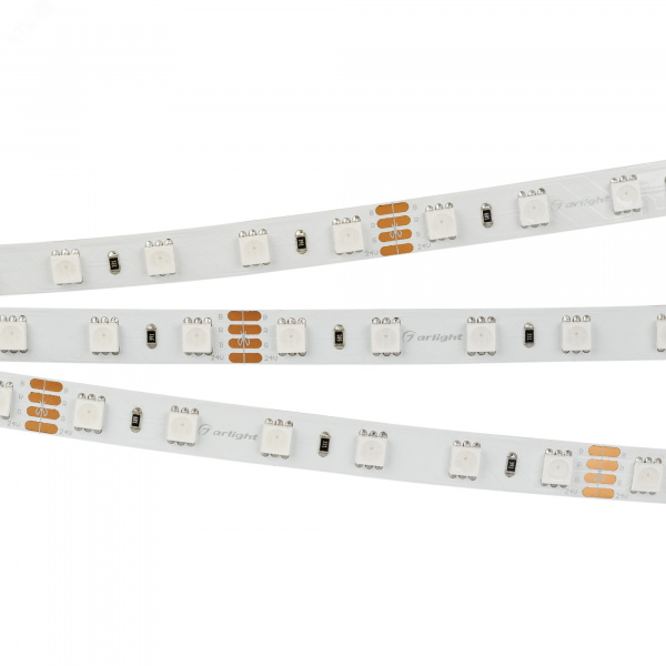 Лента светодиодная 14,4 Вт/м 24В IP20 RGB 60LED/м RT/RTW-B60-10-13mm SMD 5060 50 м
