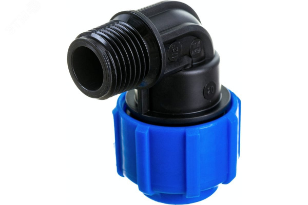 Отвод ПНД компрессионный НР 25x3/4'