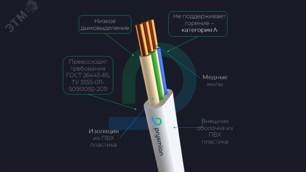 Провод ПВВП 3х2.5