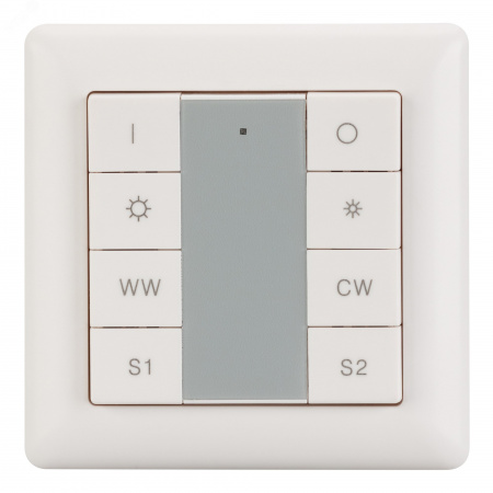 Конвертер SMART-K38-DMX 12-24V, SPI, 2.4G ARL, IP20 пластик, 5 лет