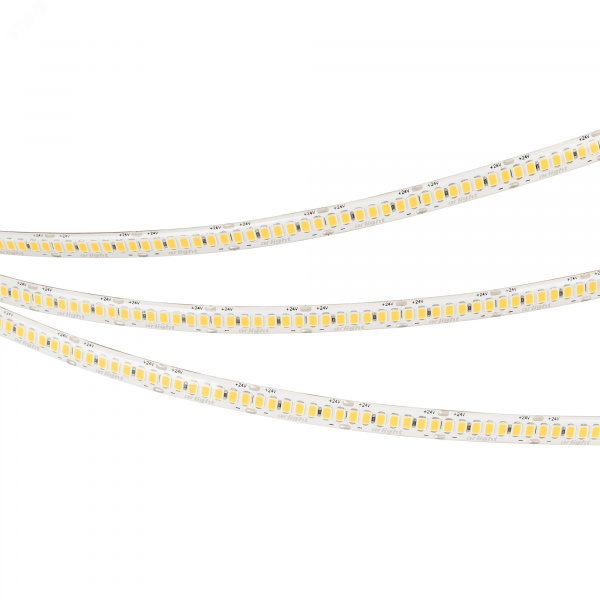 Лента светодиодная 10 Вт/м 24В IP65 3000K 280LED/м RT/RTW-A280-8-10mm SMD 2835 5 м