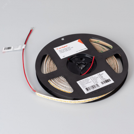 Лента светодиодная 10 Вт/м 24В IP65 3000K 280LED/м RT/RTW-A280-8-10mm SMD 2835 5 м