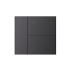 Накладка панели INTELLIGENT ARLIGHT KNX-23-3G-SUF Dark Grey (Backlight) (IARL, IP20 металл, 2 года)