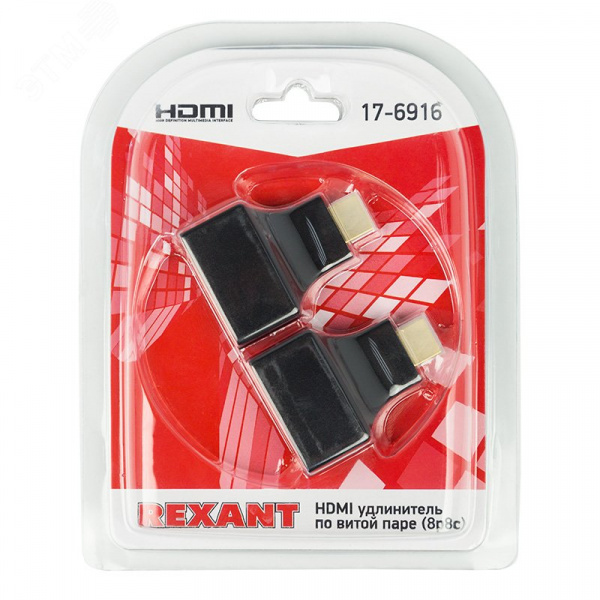 HDMI удлинитель по витой паре RJ-45, 8P-8C, 2 шт.,,