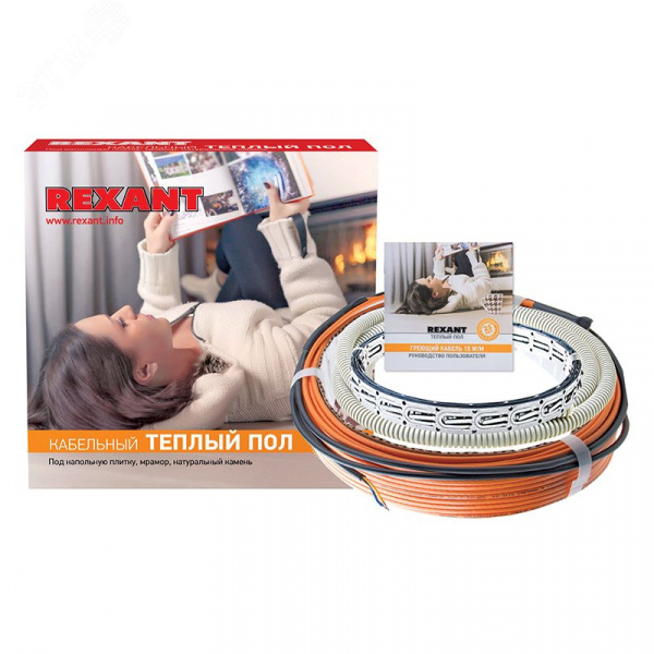 Теплый пол Standard RND-30-450 450Вт, 30м, 2,7-3,8м2 двухжильный