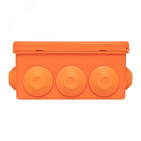 Коробка огнестойкая E45 100х100х50мм с клеммниками 6 полюсов 0,5-6мм2 IP55 HF EKF