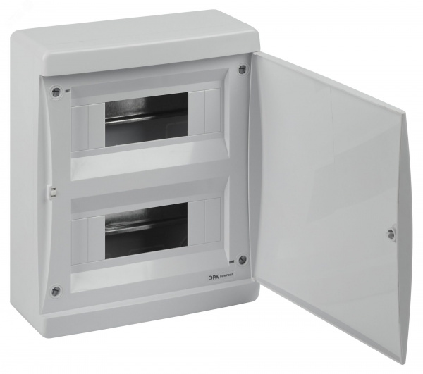 Корпус пластиковый навесной ЩРН-П-18 IP41 белый COMFORT